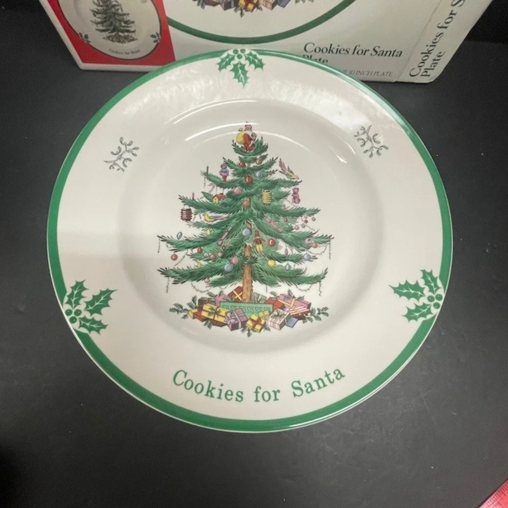 Spode Christmas Tree Cookies for Santa 10